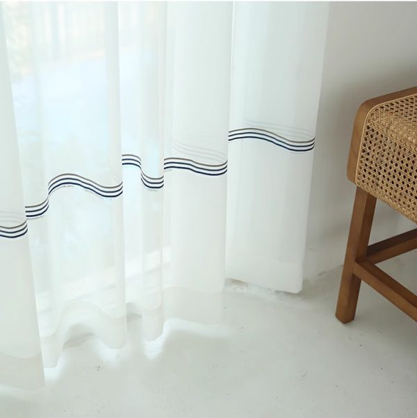 Striped Sheer Curtains